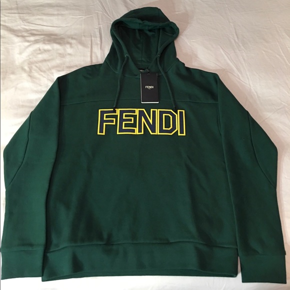 fendi hoodie green